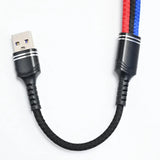 30cm short 3 In 1 USB Cable Short Micro USB Type C Cable