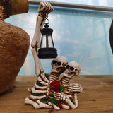 2307BA Halloween Horror Skeleton Skull Haunted House Ornaments Party Prop Bar Room Decor Bedroom Home Decoration Desk Accessories