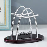 0907BA Modern Perpetual Motion Machine Newton's Pendulum Model Newton Cradle Balance Ball Decor Interesting Office Tabletop Home Decor