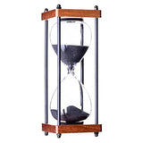 1109BA New Large Hourglass Timer 60 Minute, Metal Sand Timer Sandglass Clock,Time Management Tools for Kitchen Home Office Desk Decor