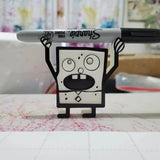 2307BA 3D printed pencil holder DoodleBob Pencil holder Office Desk Pen Holder Office Desk Organizer Office Decor pen Rack