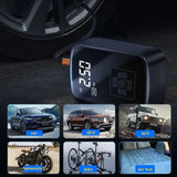 Car Air Pump Electric Inflator Compressor Portable Cars Gas Pumps Wireless Intelligent Digital Display Tire Gases Machines