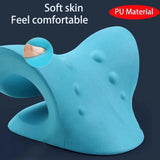 Neck Massage Pillow Neck Shoulder Cervical Chiropractic Traction Device Massage Pillow for Pain Relief Body Neck Massager