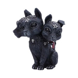 2307BA New Cute Animal 3 Heads Dog Statue Decorative Figurines Resin Crafts Halloween Ornament Desk Decoration Home Decor Accessories