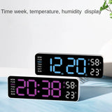 Large Display Digital Wall Clock with Date and Temperature