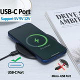 Fast Wireless Charger For iPhone 14 13 12 11 Pro XS Max Mini X XR