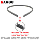 High Quality Boneless Frameless Rubber Car Wiper