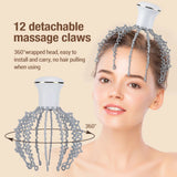 Wireless 12-Claws Electric Head Massager