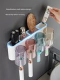 Gargle Cup Wall-Mounted Household Electric Toothbrush Rack