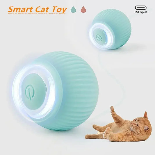 Smart Cat Rolling Ball Toys Rechargeable Cat Toys