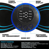 EMS Electric Neck Massager Mini Cervical Back Patch Stimulator Massage Cushion Mat Portable Gel Pad Stickers Slim Rechargeable