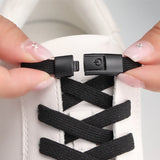 Press Lock Shoelaces Without ties Colorful Lock