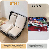 Set/6 pcs Compressible Packing Travel Storage Bag