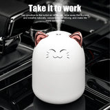 Cute Kawaiil USB Air Humidifier Diffuser With Night Light