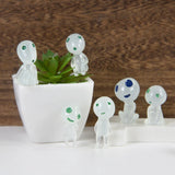 0207ba 5/10Pcs Luminous Alien Elf Ghost Glowing Blue Green Light Decoration Micro Landscape Garden Miniature Doll Props Halloween Decor