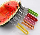 1007GG Kitchen accessories gadgets 304 stainless steel watermelon crafts slicer knife core fruit and vegetable tools