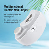 Rechargeable 2-In-1 Electric Nail Polish With Lighted Fingernail Toenail Pedicurist