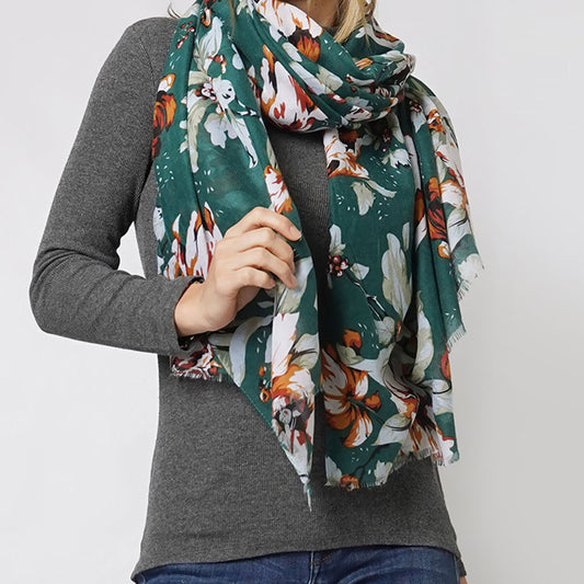 Ethnic Printed Scarf  (Sold By Dozen=$94.49)