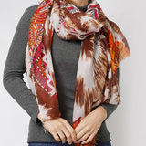 Ethnic Printed Scarf  (Sold By Dozen=$94.49)