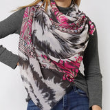 Ethnic Printed Scarf  (Sold By Dozen=$94.49)