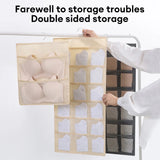 Double-sided Hanging Bag Folding Clothing Storage