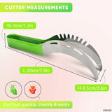 1007GG Stainless Watermelon Slicer Cutter Knife with Non-slip Plastic Wrap Handle Fruit Tools Kitchen Gadgets for Pineapple Cantaloupe