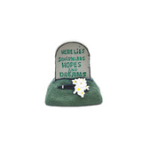 0907BA Gravestone from Squidward - "Here Lies Squidward's Hopes and Dreams"Statues Art Decor Tabletop Decor Room Decor