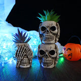 2307BA Creative Ghost Skull for Flower Pot /Pen Holder/Placement Office Desk Balcony Ornament Home Decorations Halloween Decoration