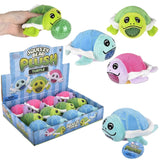 Squeezy Bead Plush Turtle Kids Toys In Bulk- Assorted