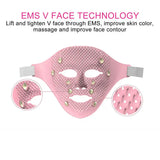 3D Silicone Facial Mask Electric EMS V Shaped Face Massager Magnet Massage Face Lifting Slimming Face SPA Beauty Skin Care Tool