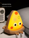 2808BA Cute Cartoon Pizza Soft Light Christmas Small Night Lamp