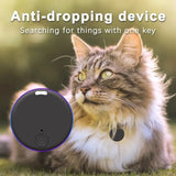 1507GG Mini GPS Bluetooth 5.0 Tracker AntiLost Device Round Pet Kids Bag Wallet Tracking Smart Finder Locator