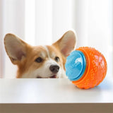 2808GP Dog Squeaky Toys Balls Strong Rubber Durable Bouncy Chew Ball Bite Resistant Puppy Training Sound Toy Teeth Clean Pet Supplies