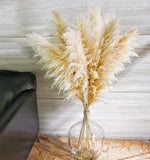 2808BA 50-60cm Pampas Grass Decor Dried Floral Arrangement Reed Bouquet  Artificial Flower Home Christmas Boho Wedding Table Decoration