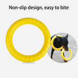 2307GP Dog Toys Pet Flying Disk Training Ring Puller Anti-Bite Floating Interactive Supplies Dog Toys Aggressive Chewing