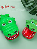 Internet Celebrity Kids Bite Finger Crocodile Teeth Shark Tooth Extraction Bite Decompression Artifact Hand-Biting Trick Tik Tok Toys