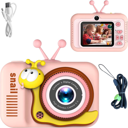 Snail Selfie Digital Camera For Kids & Toddlers- Assorted