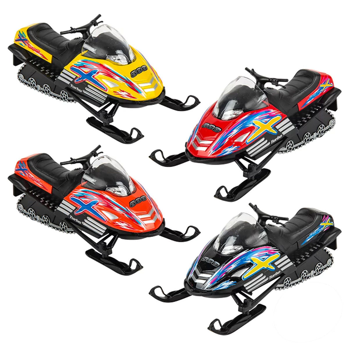 Die-Cast Pull Back Snow Turbo Kids Toys In Bulk- Assorted