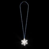 Light-Up Snowflake Necklace For Kids In Bulk