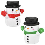 6" Christmas Snowman Hand Puppet Kids Toy In Bulk