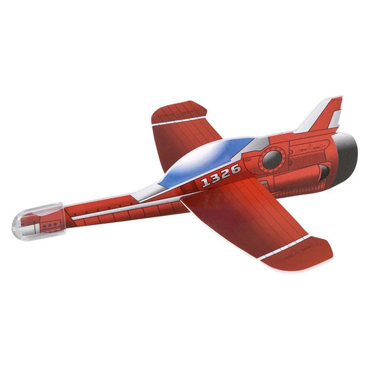 "Spaceship Glider Foam Glider Plane Fun Flying Toy Assorted Colors (MOQ-24)