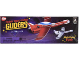 "Spaceship Glider Foam Glider Plane Fun Flying Toy Assorted Colors (MOQ-24)