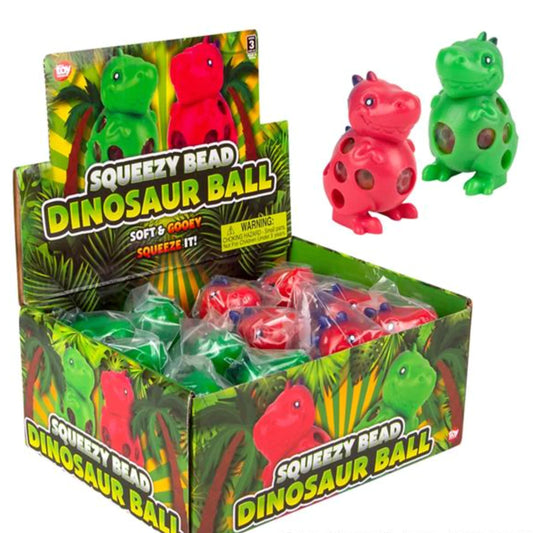 Squeeze Bead Dinosaur For Kids In Bulk- Assorted