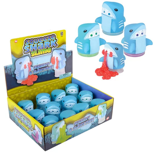 Squeeze Shark Slime kids Toys In Bulk- Assorted