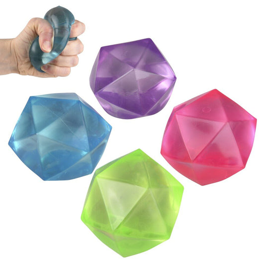 Squeeze Sensory Diamond Balls Kids Toys In Bulk