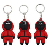 3D Squid Game Key Tag Ring Chain -(Sold By Dozen =$39.99)