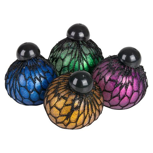 Mesh Squish Metallic Ball For kids In Bulk- Assorted