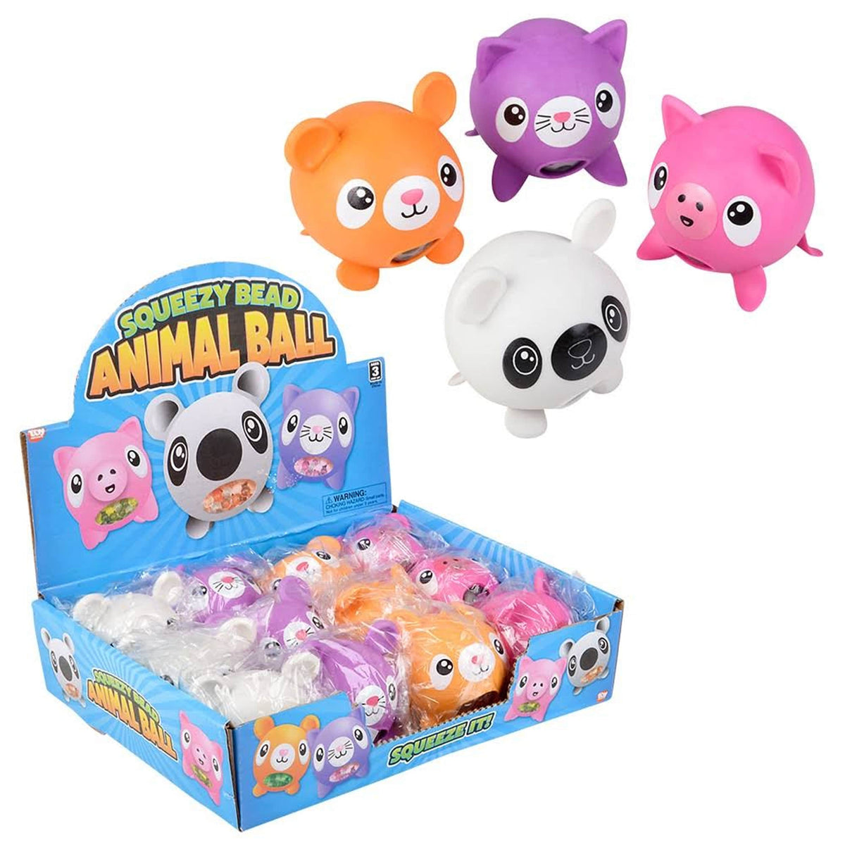 Mini Animal Filled with Water Beads Squishy Toys In Bulk