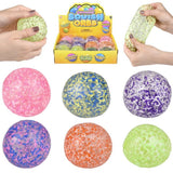 Squishy Sticky Beaded  Ball kids Toys In Bulk- Assorted