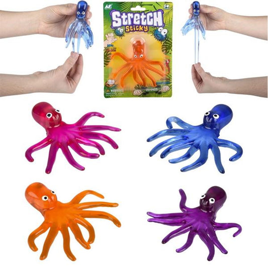 Stretch Sticky Octopus kids toys In Bulk- Assorted